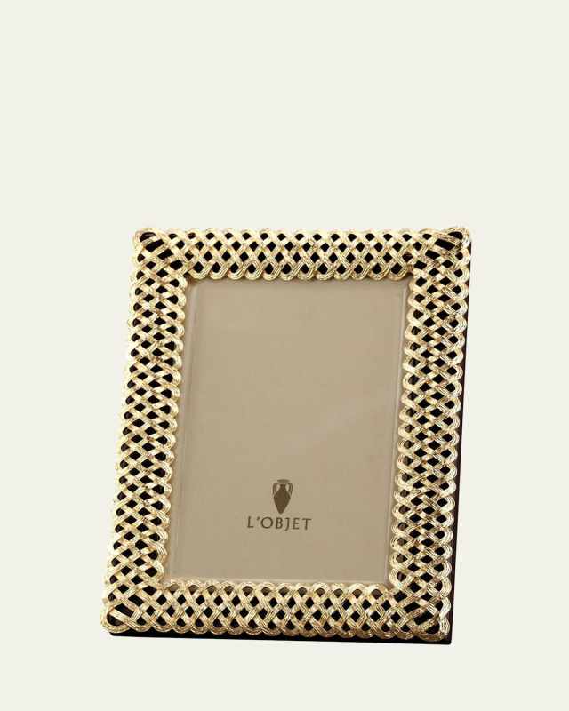 Gold Braid 5" x 7" Picture Frame